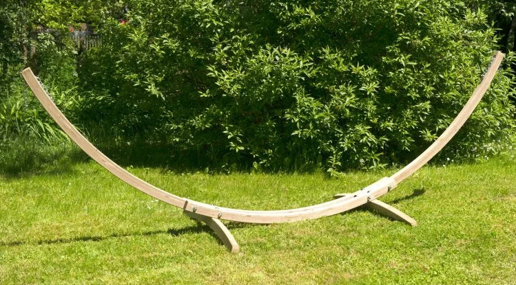 Hängematte mit Gestell Holz - Kronos